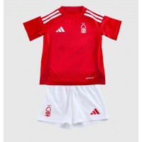 Fotballdrakt Barn Nottingham Forest Chris Wood #11 Hjemmedraktsett 2024-25 Kortermet (+ Korte bukser)